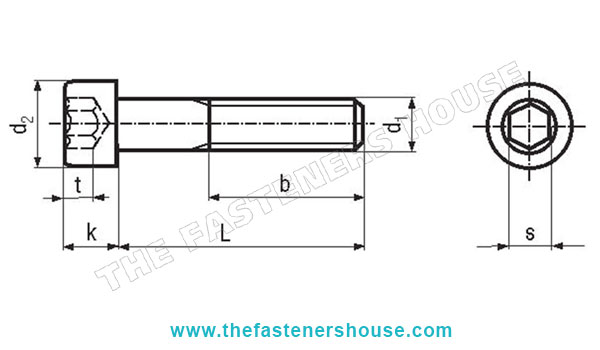 DIN 912 Hexagon socket Head Cap Screws manufacturers exporters wholesale suppliers in India Ludhiana